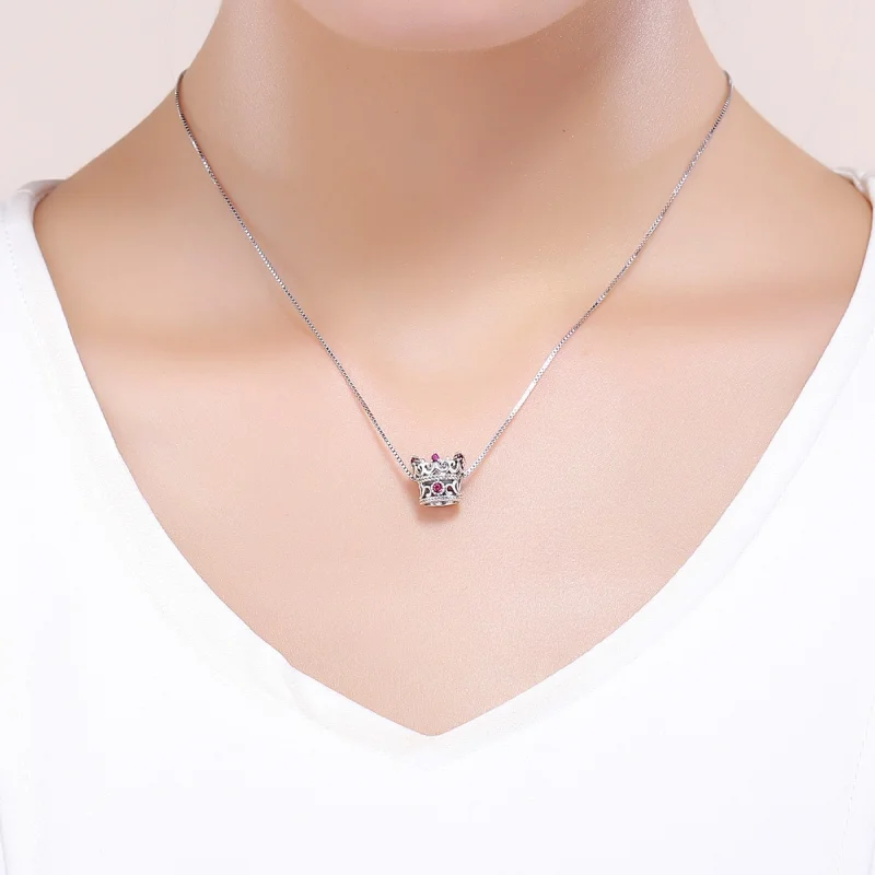 (image for) Pandora Style Silver King's Crown Charm - SCC776 - View 5