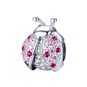 (image for) Pandora Style Silver Ladybug Charm - SCC1120