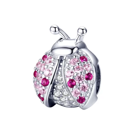 Pandora Style Silver Ladybug Charm - SCC1120 Pandora Style Silver Ladybug Charm - SCC1120