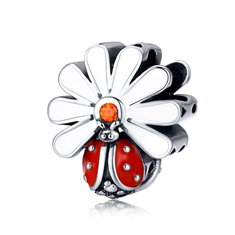 (image for) Pandora Style Silver Ladybug Charm - SCC1276 - Product Image