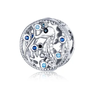(image for) Pandora Style Silver Leisurely Seahorse Charm - BSC266