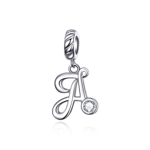 (image for) Pandora Style Silver Letter A Dangle - SCC1183-A