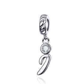 Pandora Style Silver Letter I Dangle - SCC1183-I Pandora Style Silver Letter I Dangle - SCC1183-I