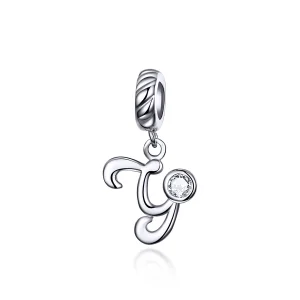 (image for) Pandora Style Silver Letter Y Dangle - SCC1183-Y