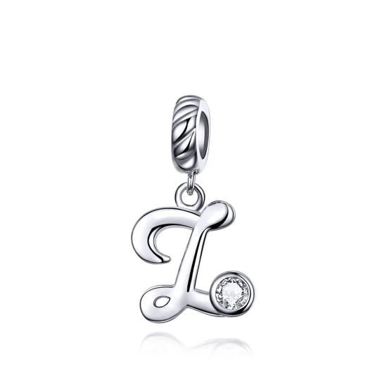 (image for) Pandora Style Silver Letter Z Dangle - SCC1183-Z