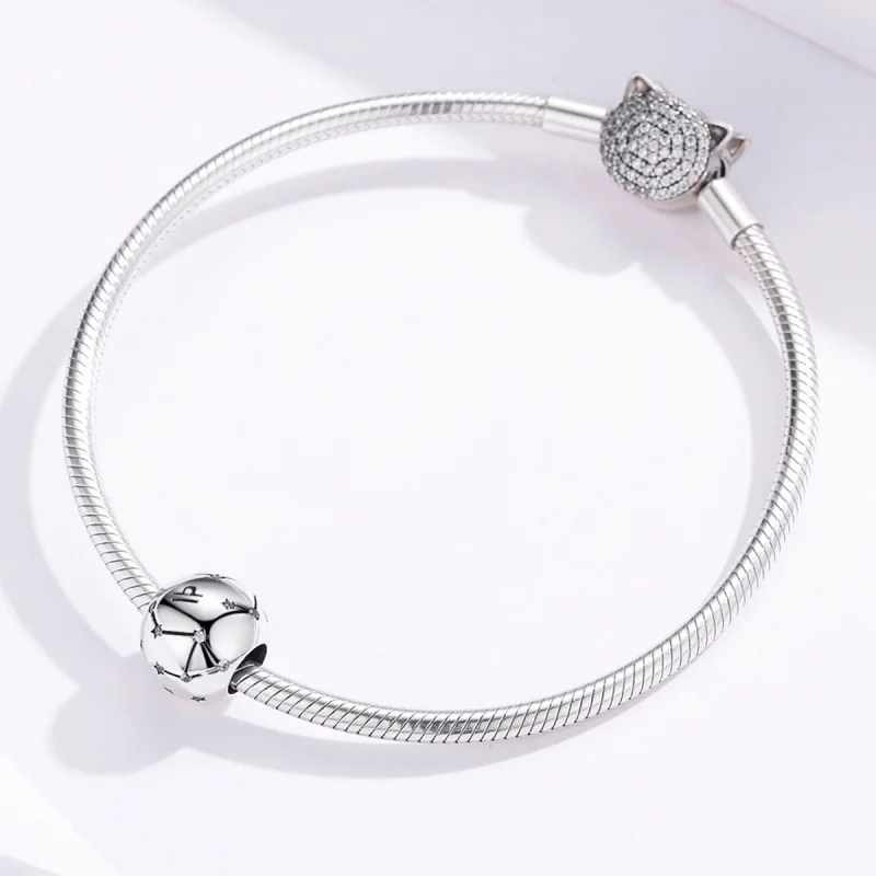 (image for) Pandora Style Silver Libra Charm - SCC1218-7 - View 4