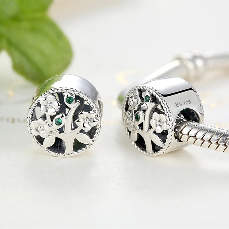 (image for) Pandora Style Silver Life Tree Charm - SCC115 - View 2