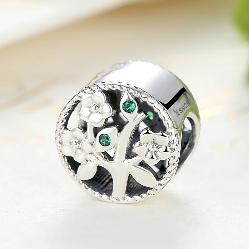 (image for) Pandora Style Silver Life Tree Charm - SCC115 - View 3