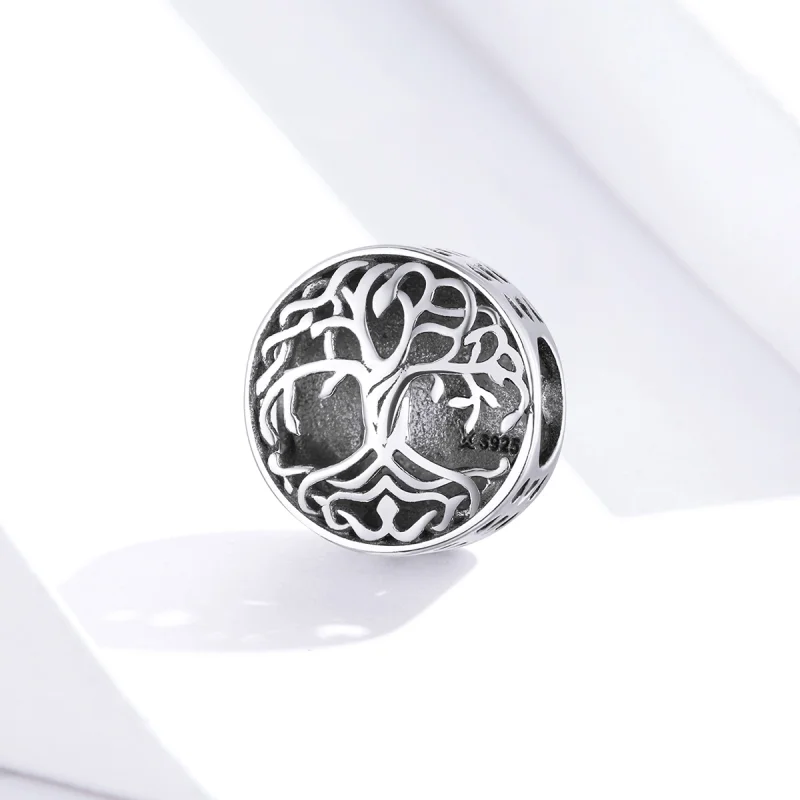 (image for) Pandora Style Silver Life Tree Charm - SCC1457 - View 4