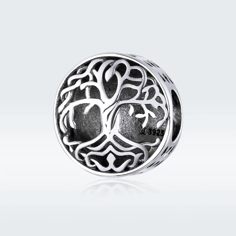 (image for) Pandora Style Silver Life Tree Charm - SCC1457 - View 5