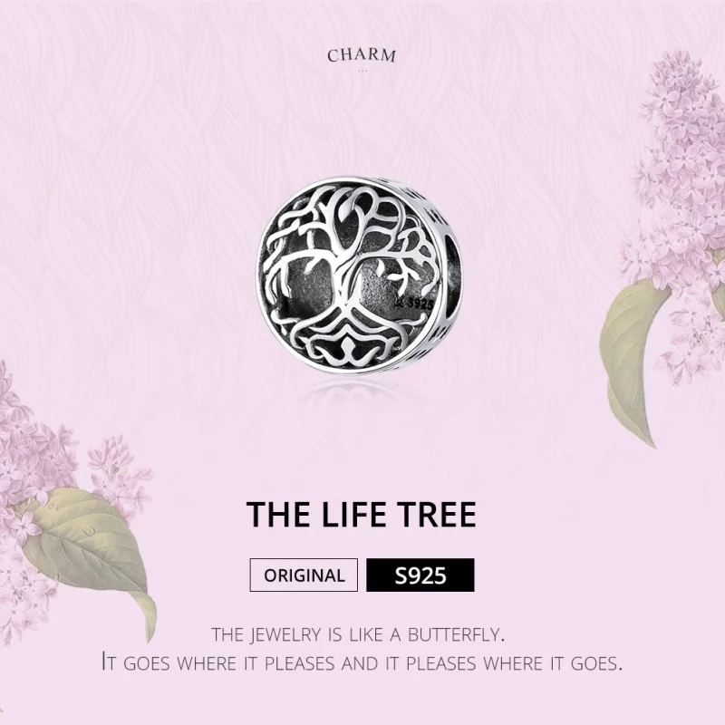 (image for) Pandora Style Silver Life Tree Charm - SCC1457 - View 6