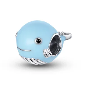 (image for) Pandora Style Silver Little Blue Whale Charm - BSC250