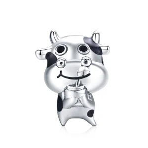 (image for) Pandora Style Silver Little Cow Charm - SCC1574