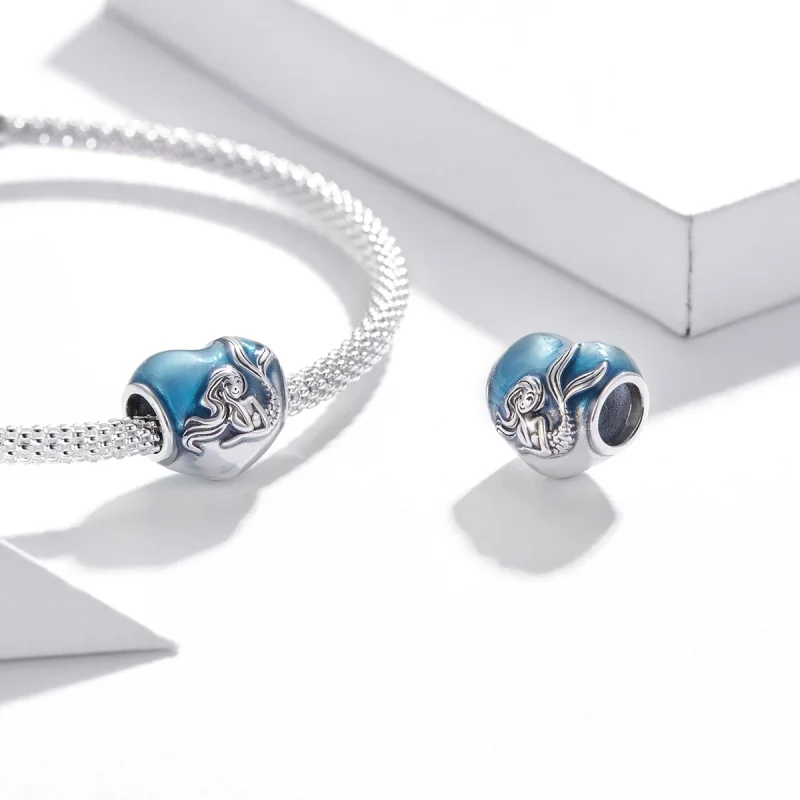 (image for) Pandora Style Silver Little Mermaid Dream Charm - SCC1801 - View 4