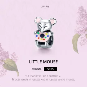 Pandora Style Silver Little Mouse Charm - SCC1318 Pandora Style Silver Little Mouse Charm - SCC1318