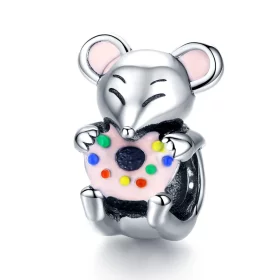 Pandora Style Silver Little Mouse Charm - SCC1318 Pandora Style Silver Little Mouse Charm - SCC1318