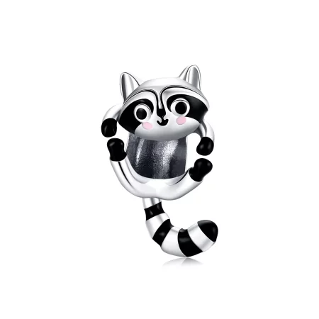 Pandora Style Silver Little Raccoon Charm - BSC403