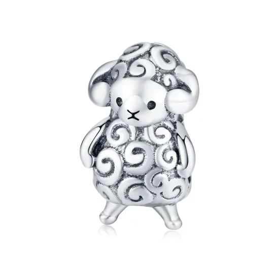 Pandora Style Silver Little Sheep Charm - BSC187