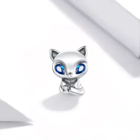 Pandora Style Silver Lively Little Fox Charm - SCC1808 Pandora Style Silver Lively Little Fox Charm - SCC1808