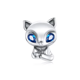 Pandora Style Silver Lively Little Fox Charm - SCC1808 Pandora Style Silver Lively Little Fox Charm - SCC1808