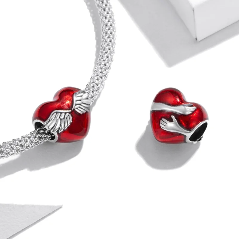 (image for) Pandora Style Silver Love Hugs Charm - SCC1847 - View 4