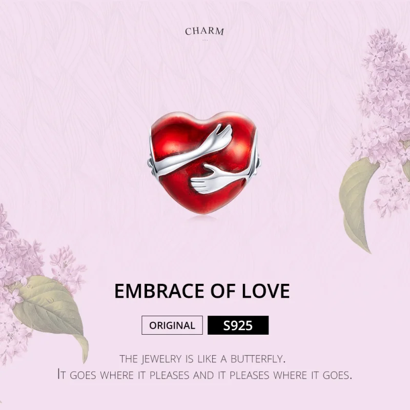 (image for) Pandora Style Silver Love Hugs Charm - SCC1847 - View 7