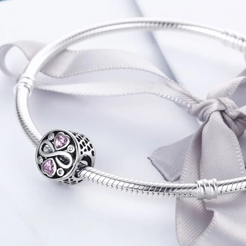 (image for) Pandora Style Silver Love Lasts Charm - SCC240 - View 4