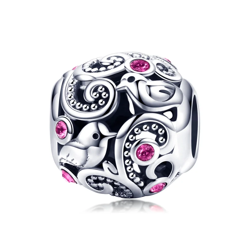 (image for) Pandora Style Silver Love Messenger Charm - SCC1014 - Product Image