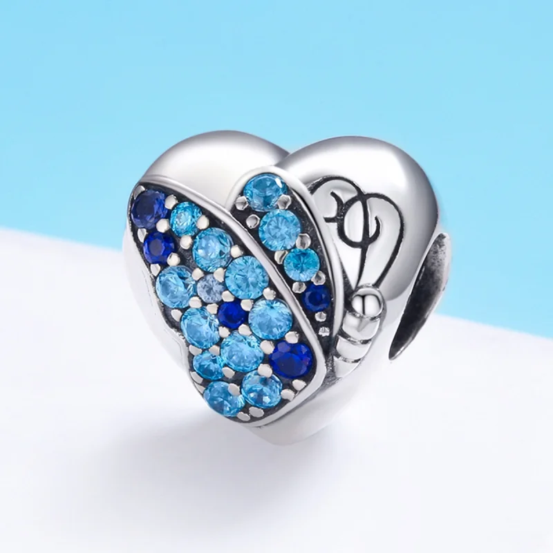 (image for) Pandora Style Silver Love of Butterfly Charm - SCC653 - View 3