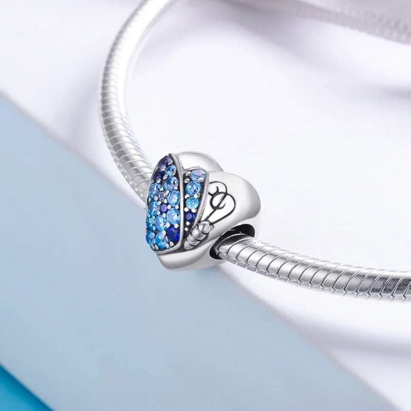 (image for) Pandora Style Silver Love of Butterfly Charm - SCC653 - View 4