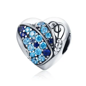 (image for) Pandora Style Silver Love of Butterfly Charm - SCC653