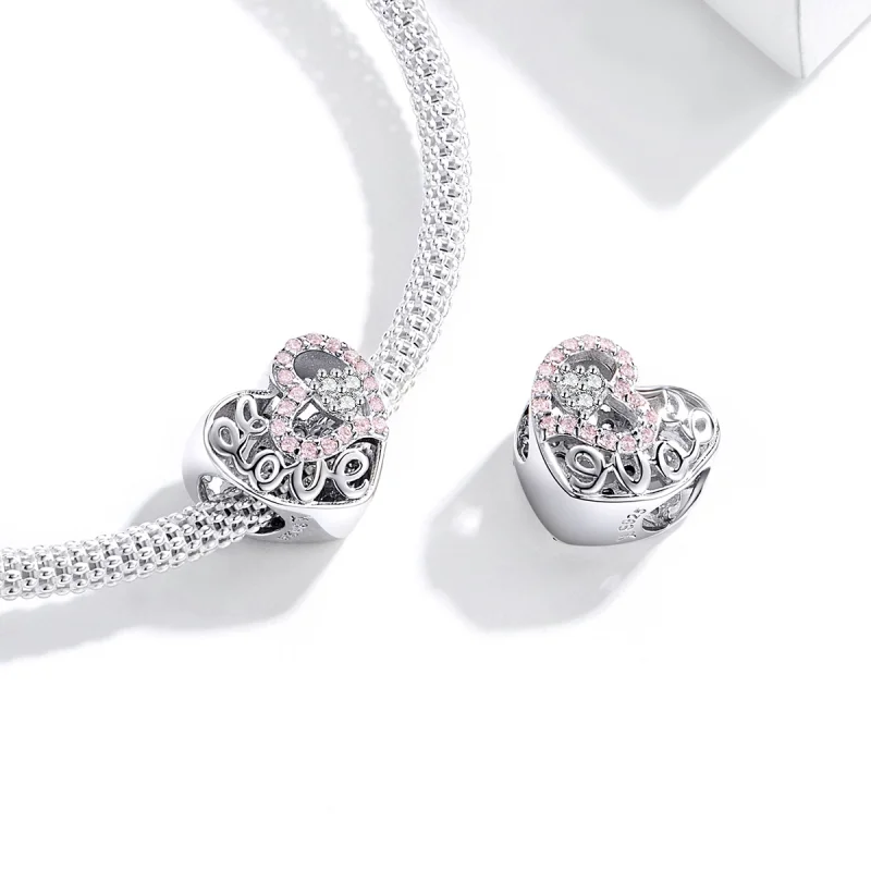 (image for) Pandora Style Silver Love of Life Charm - SCC1301 - View 5