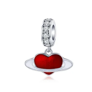 (image for) Pandora Style Silver Love Planet Dangle - SCC1165