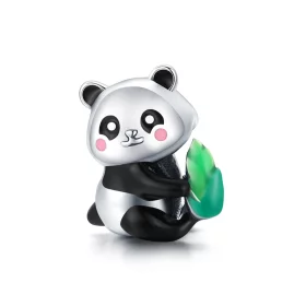 Pandora Style Silver Lovely Panda Cub Charm - SCC1832 Pandora Style Silver Lovely Panda Cub Charm - SCC1832