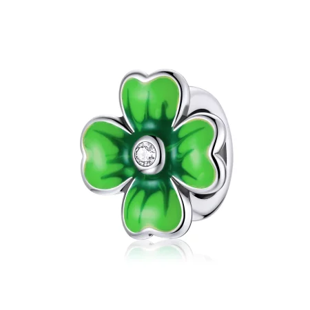 Pandora Style Silver Lucky Clover Charm - SCC1749