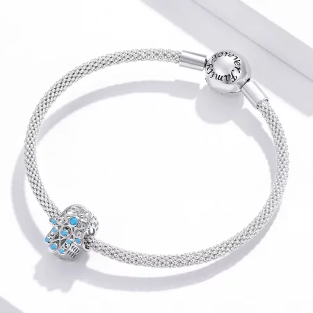 Pandora Style Silver Lucky Hand Charm - SCC1757