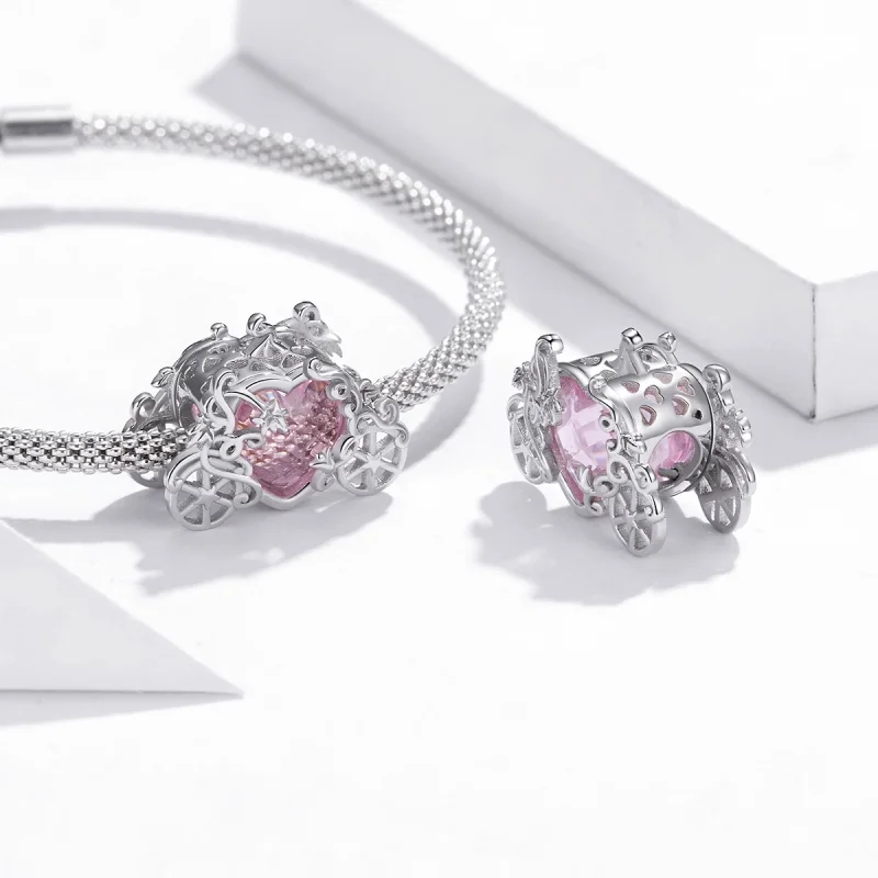 (image for) Pandora Style Silver Magic Carriage Charm - BSC412 - View 4