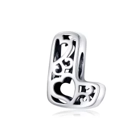 Pandora Style Silver Magic Letter L Charm - SCC1229-L Pandora Style Silver Magic Letter L Charm - SCC1229-L