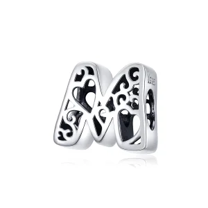 (image for) Pandora Style Silver Magic Letter M Charm - SCC1229-M