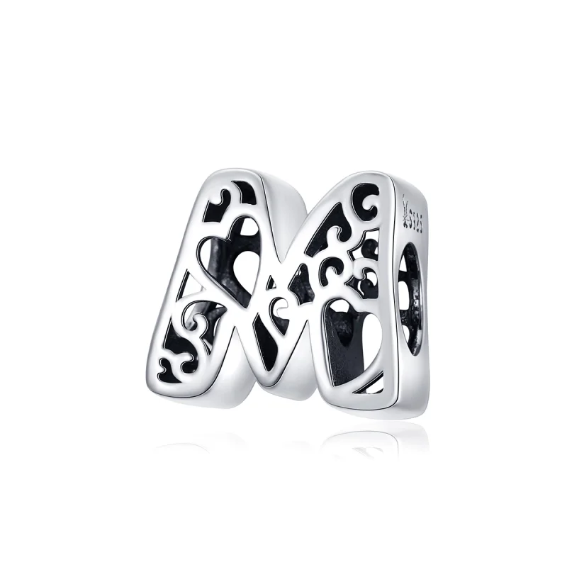 (image for) Pandora Style Silver Magic Letter M Charm - SCC1229-M - Product Image
