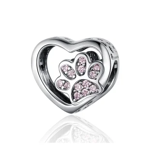 (image for) Pandora Style Silver Mark of Pets Charm - SCC1191