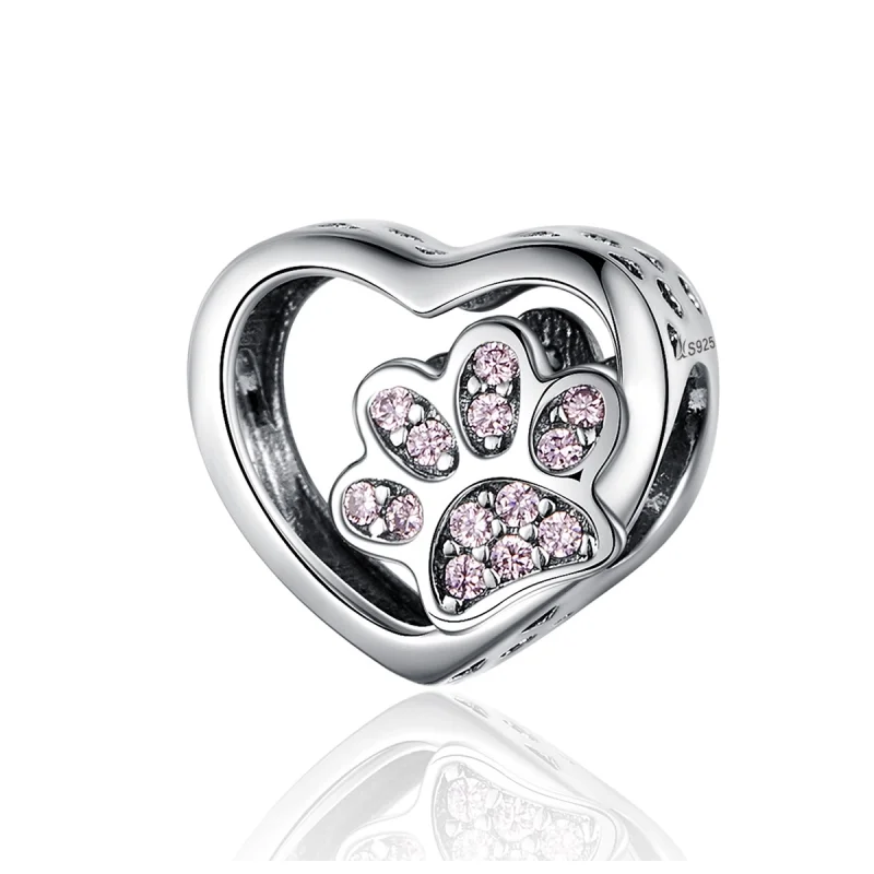 (image for) Pandora Style Silver Mark of Pets Charm - SCC1191 - Product Image