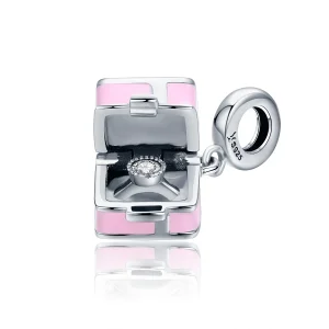 (image for) Pandora Style Silver Marriage Charm - SCC549