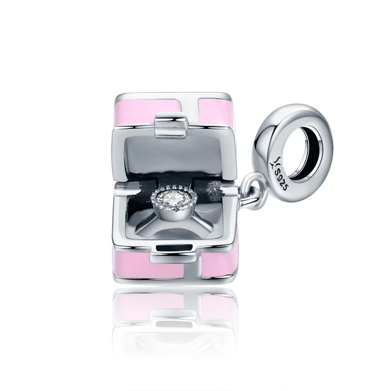 (image for) Pandora Style Silver Marriage Charm - SCC549 - Product Image