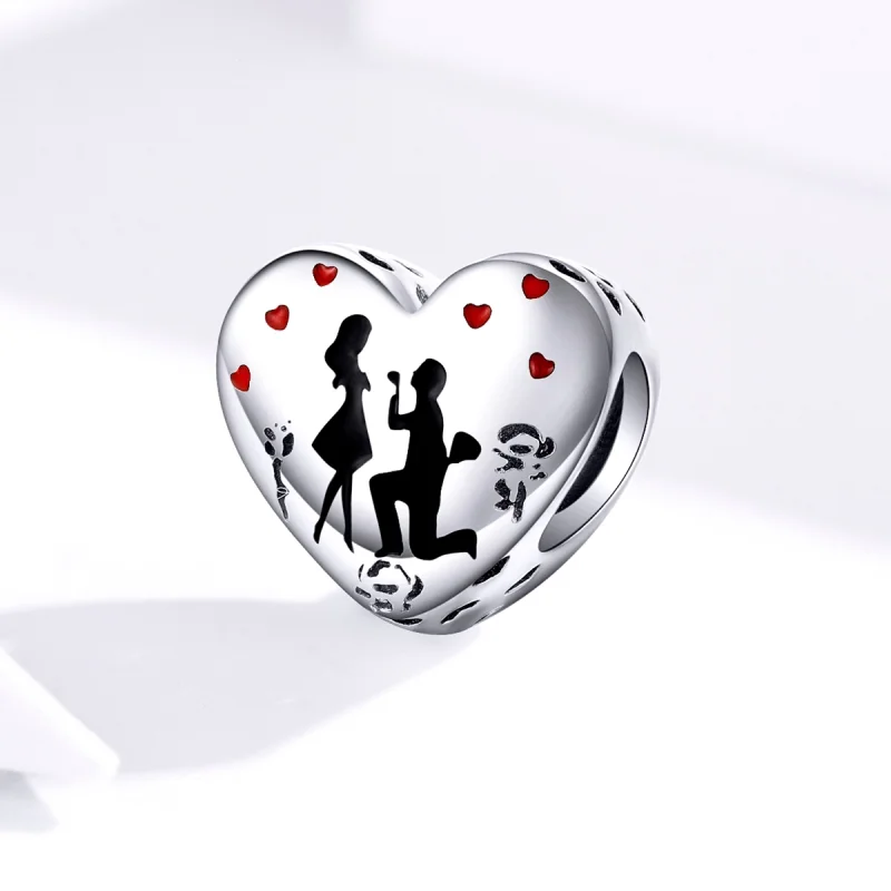 (image for) Pandora Style Silver Marry Me Charm - SCC1403 - View 2