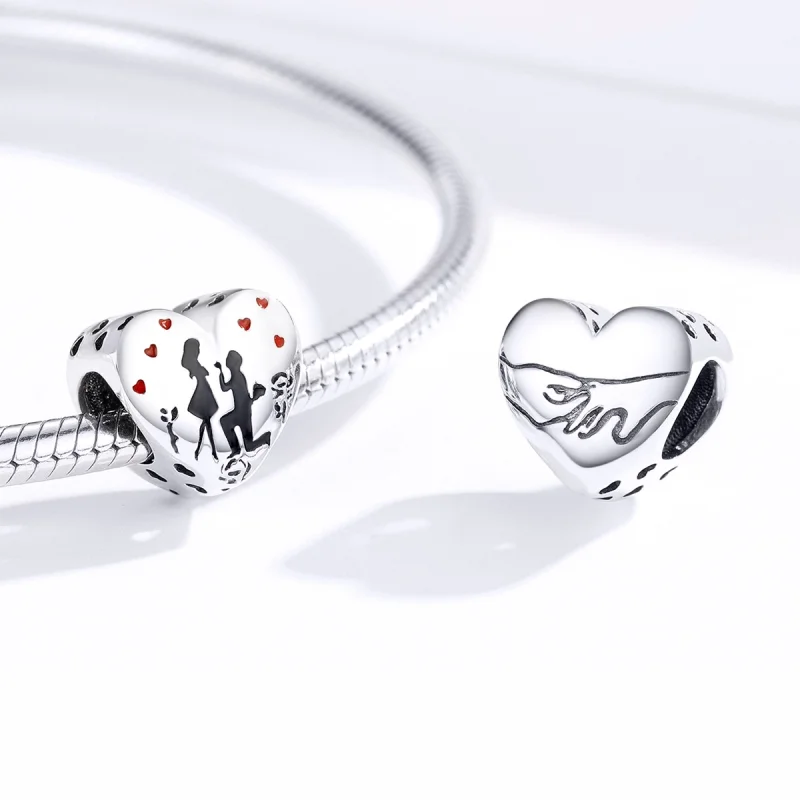 (image for) Pandora Style Silver Marry Me Charm - SCC1403 - View 3