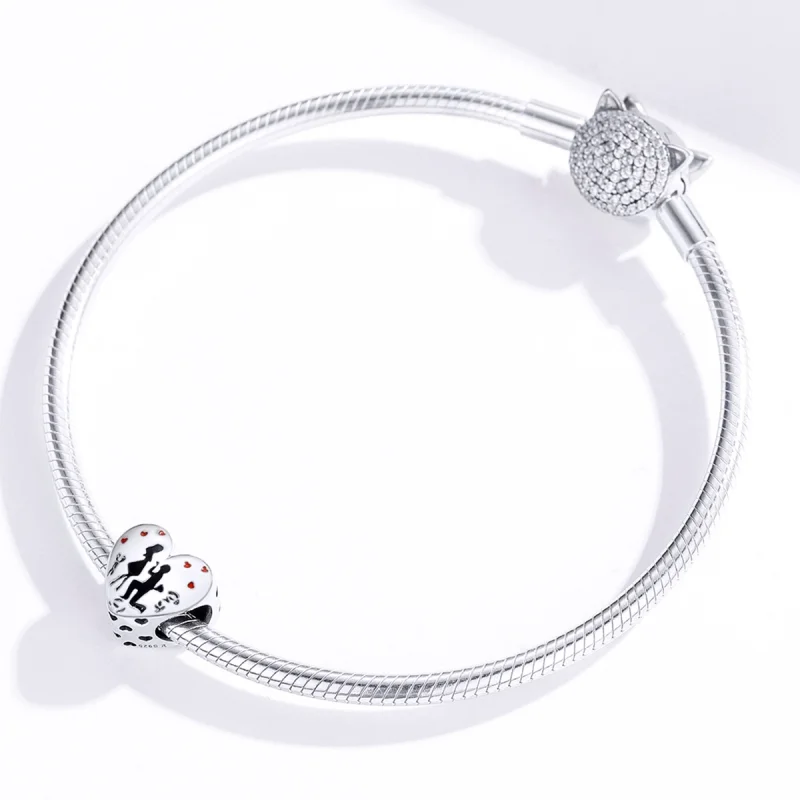 (image for) Pandora Style Silver Marry Me Charm - SCC1403 - View 4