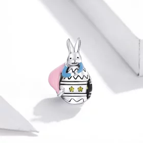 Pandora Style Silver Miss Rabbit Charm - SCC1754 Pandora Style Silver Miss Rabbit Charm - SCC1754