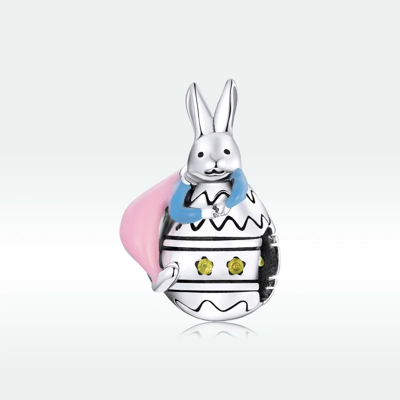 (image for) Pandora Style Silver Miss Rabbit Charm - SCC1754 - View 5