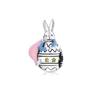 Pandora Style Silver Miss Rabbit Charm - SCC1754 (image for) Pandora Style Silver Miss Rabbit Charm - SCC1754